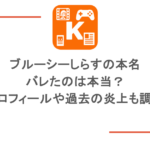 ブルーシーしらすの本名がバレたのは本当?プロフィールや過去の炎上も調査